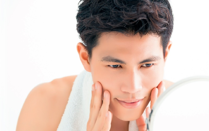 Mụn ẩn xuất hiện nhiều ở da mặt nam giới