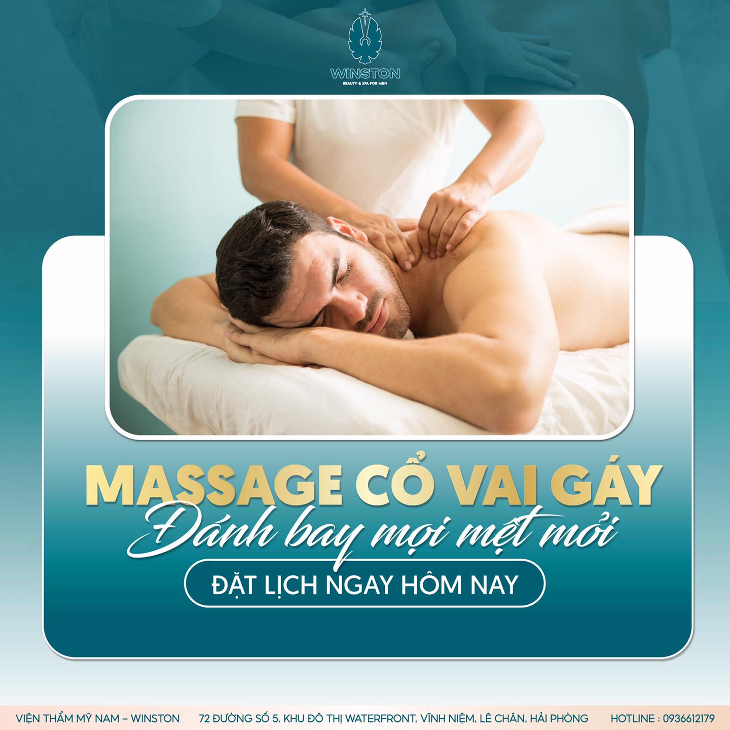 Massage cổ vai gáy cho nam tại Hải Phòng