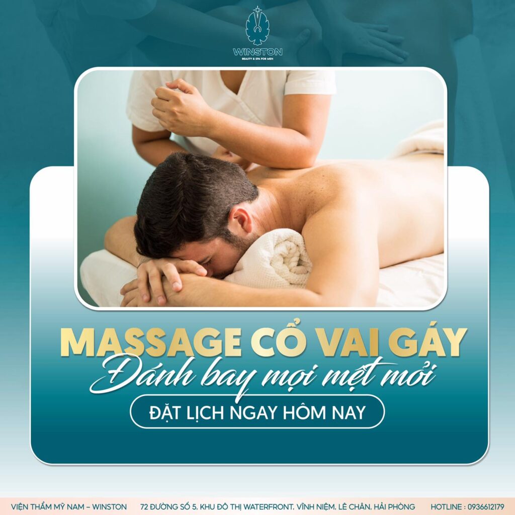 Massage cổ vai gáy cho nam tại Hải Phòng