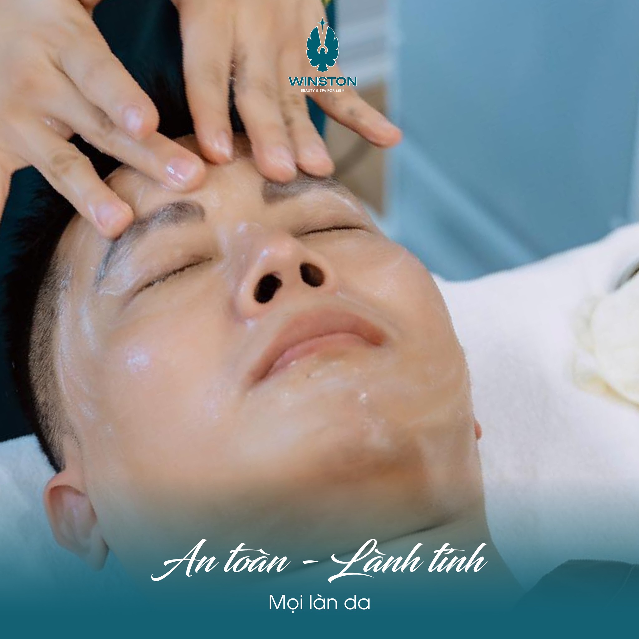 Quy trình trị mụn bằng Laser CO2 cho nam giới tại TMV Nam Winston chuẩn y khoa, hiệu quả rõ rệt sau vài liệu trình.